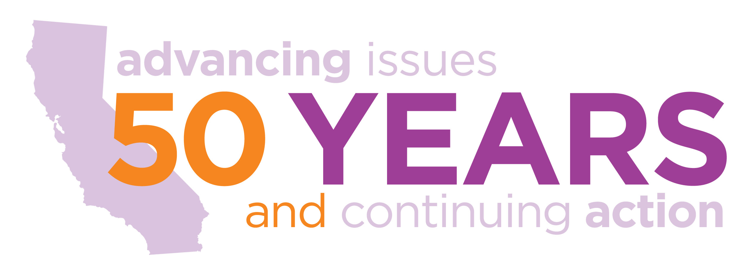 50 Years of advancing issues and continuing action