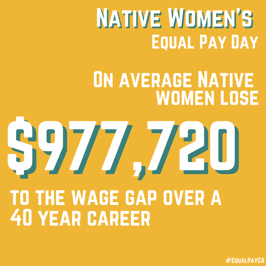 Native Women S Equal Pay Day Ccswg