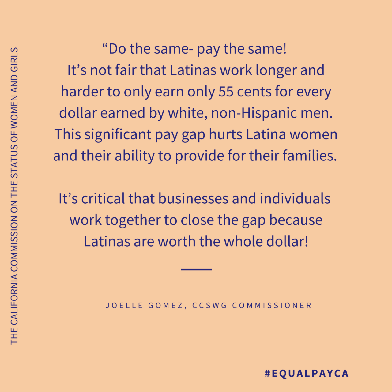 Latina Equal Pay Day CCSWG