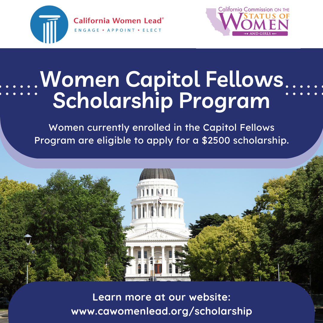 California Women Lead Announces Scholarship Program for Female Fellows in Policy and Government