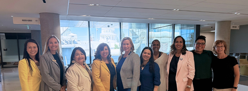 2026 Commissioners and Executive Director smiling at the camera